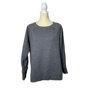 Calvin Klein Performance Activewear Pullover Gray Sweatshirt Women's Size 2X